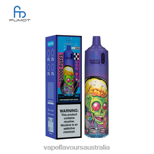 Vape Pod Kit - Fumot Tornado 30K Music Kiwi Passion Fruit Guava 4N82814