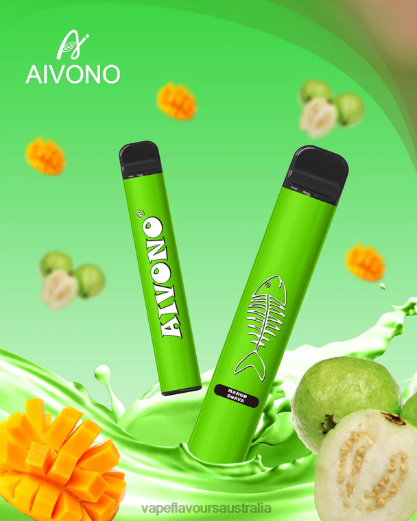 Vape Nicotine Australia - Aivono AIM FISHBONE 600 Mango Guava 22440283