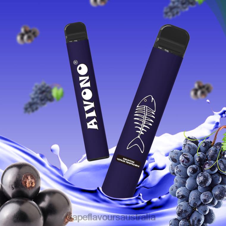 Vape Pod Kit - Aivono AIM FISHBONE 600 Grape Blackcurrant 22440284