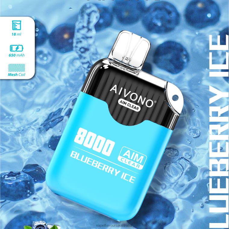 Vape Australia - Aivono AIM CLEAR 8000 Blueberry Ice 22440206