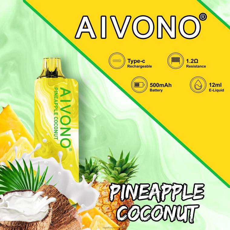 Vape Australia - Aivono AIM GUN 7000 Pineapple Coconut 22440106