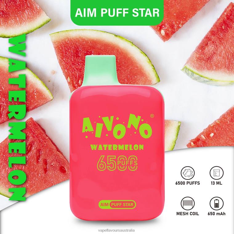 Vape Australia - Aivono AIM PUFF STAR 6500 Watermelon 22440291