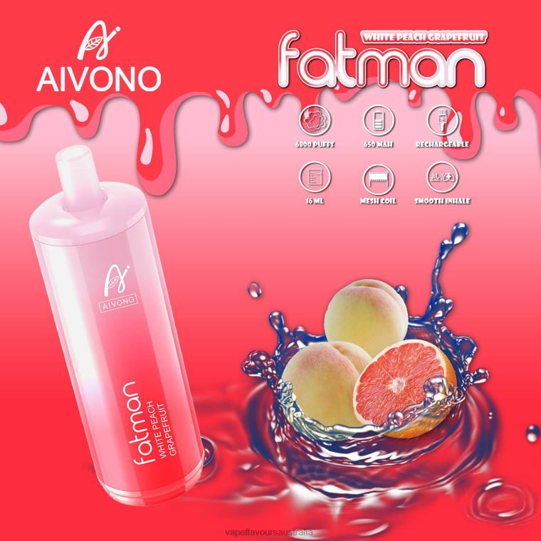 Vape Liquid - Aivono FATMAN 6800 Grapefruit 2244025