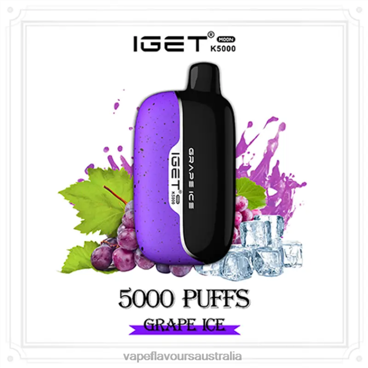 Vape Pod Kit - IGET Moon K5000 Grape Ice DZT864