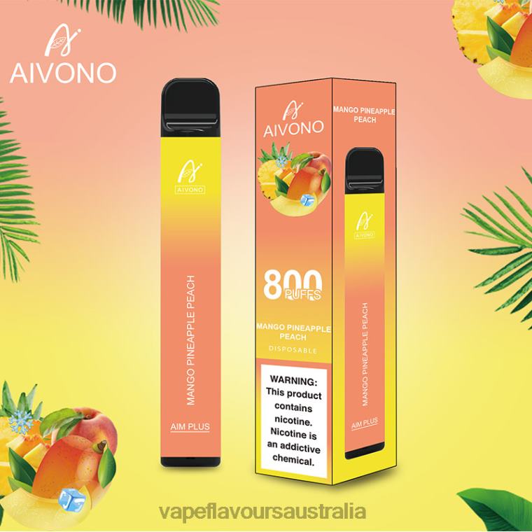 Vape Australia - Aivono AIM PLUS 800 Mango Pineapple Peach 22440186