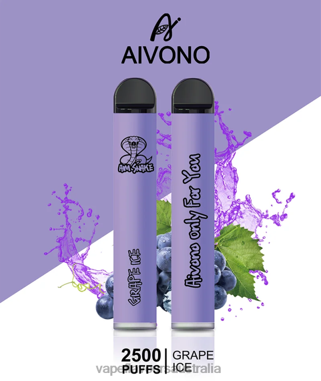 Vape Australia - Aivono AIM SNAKE 2500 Grape Ice 22440306