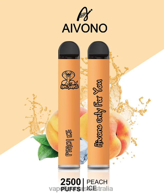 Vape Australia - Aivono AIM SNAKE 2500 Peach Ice 22440316