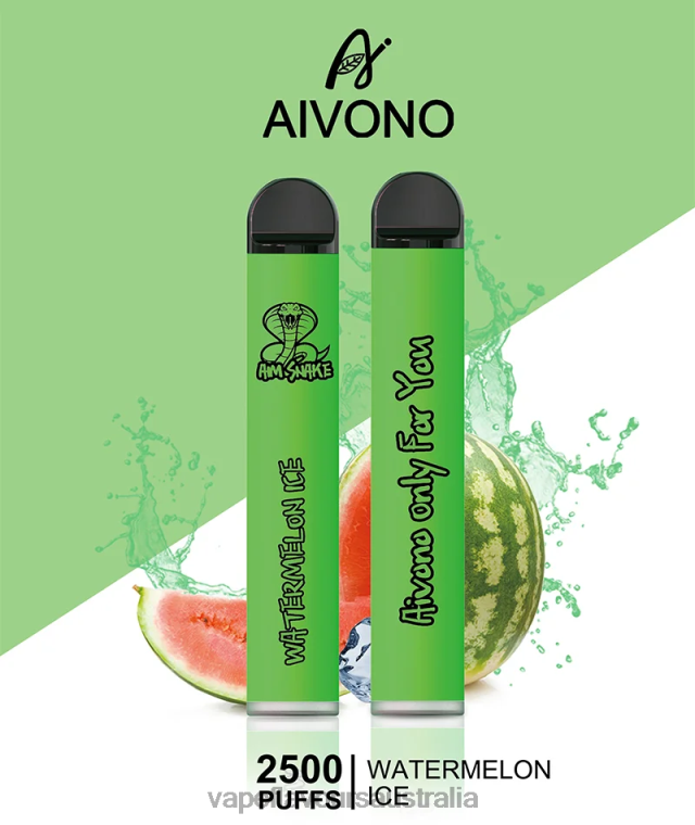 Vape Australia - Aivono AIM SNAKE 2500 Watermelon Ice 22440321