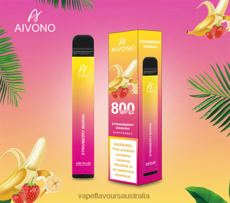 Vape Flavours Australia - Aivono AIM PLUS 800 Strawberry Banana 22440192