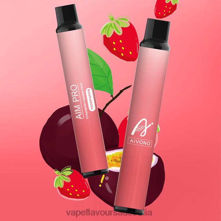 Vape Flavours Australia - Aivono AIM PRO 1500 Strawberry Passion Fruit 22440162