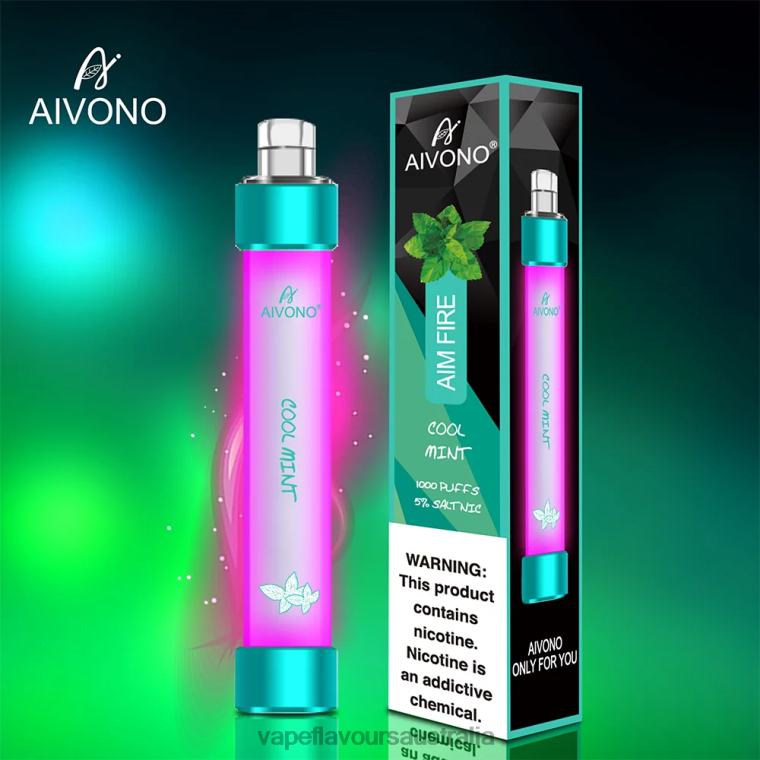 Vape Nicotine Australia - Aivono AIM FIRE 1000 Cool Mint 22440328