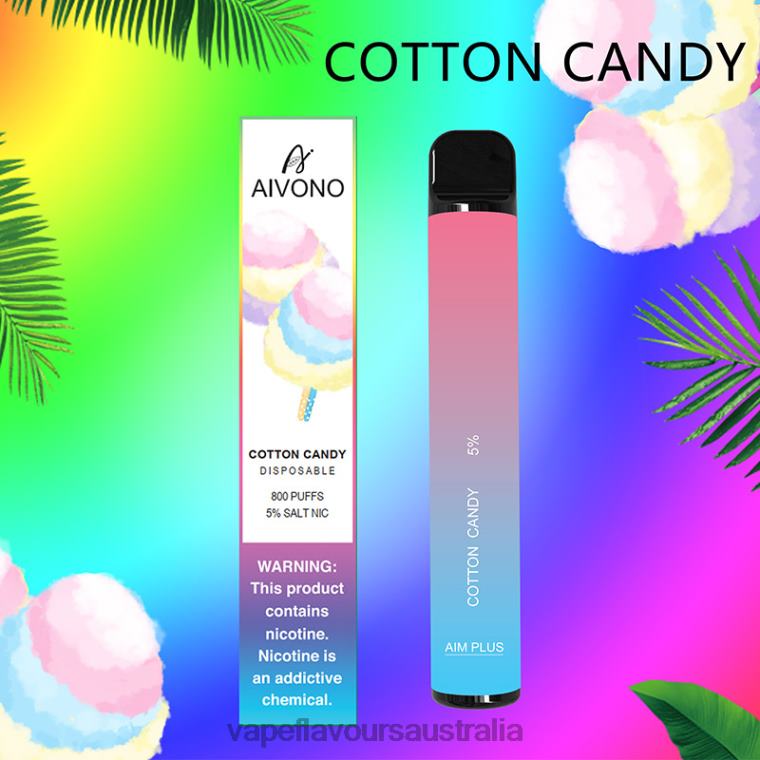 Vape Nicotine Australia - Aivono AIM PLUS 800 Cotton Candy 22440178