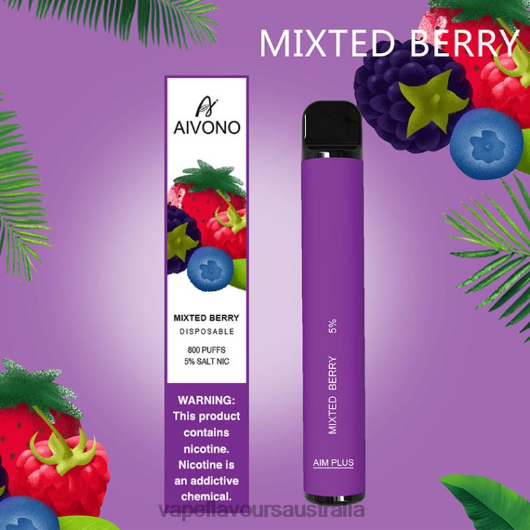 Vape Nicotine Australia - Aivono AIM PLUS 800 Mixed Berry 22440188