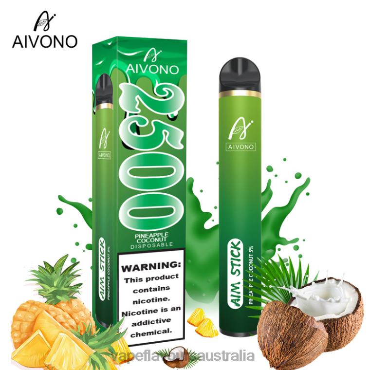 Vape Nicotine Australia - Aivono AIM STICK 2500 Pineapple Coconut 22440153