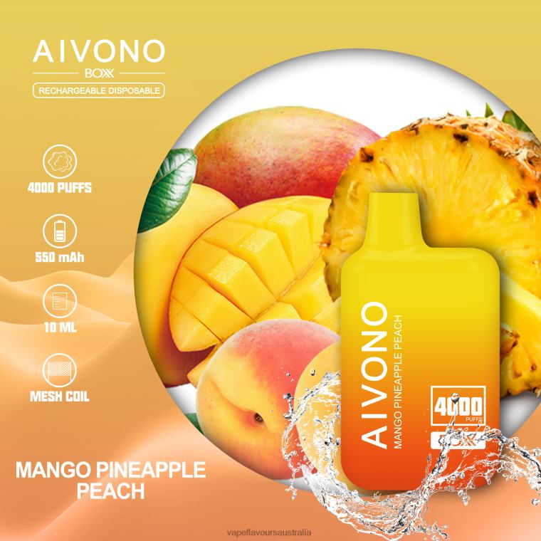 Vape Pod Kit - Aivono AIM BOXX 4000 Mango Pineapple Peach 22440219