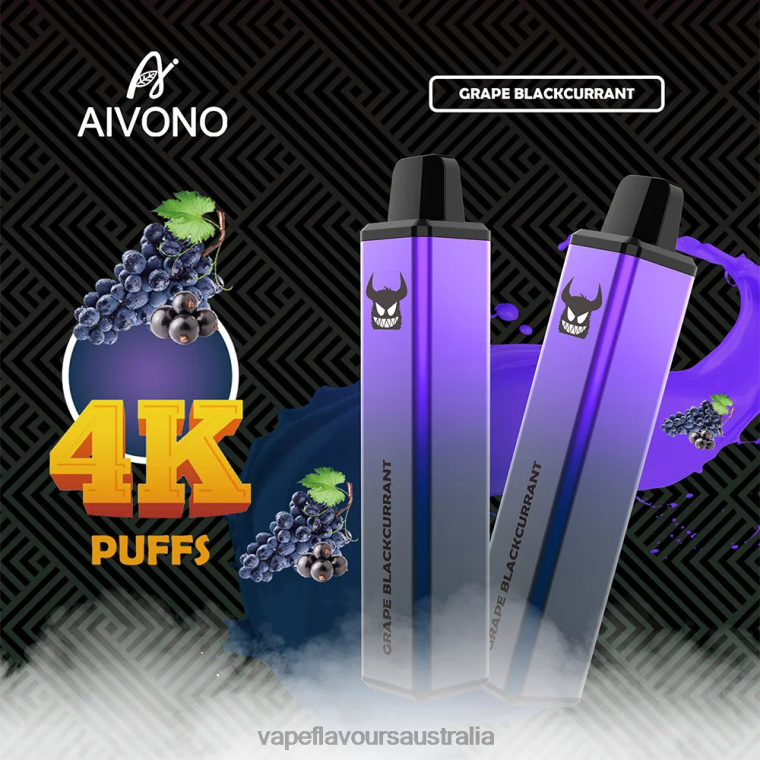Vape Pod Kit - Aivono AIM FREAK 4000 Grape Blackcurrant 22440259