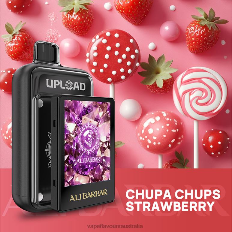 Vape Australia - Alibarbar Upload Chupa chups strawberry X0FRN114