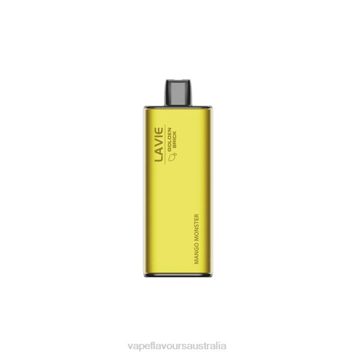 Vape Australia - LAVIE GOLDEN BRICK 10000 Puffs Mango Monster J6DP61