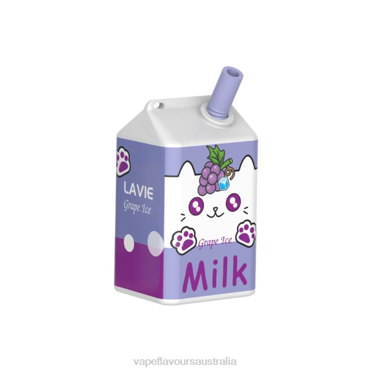 Vape Australia - LAVIE MILK 7000 Puffs Grape Ice J6DP186