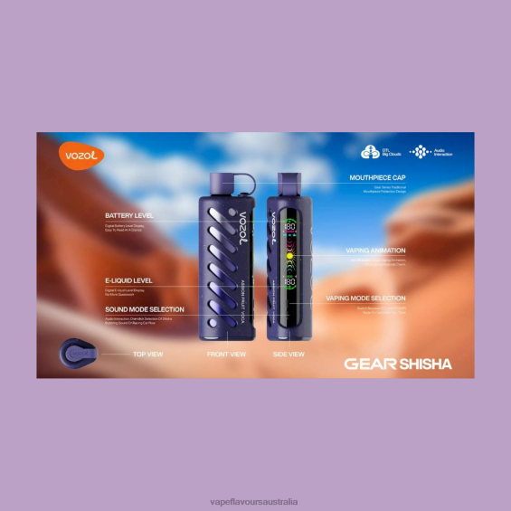 Vape Australia - VOZOL Gear Shisha 25000 T02DR1