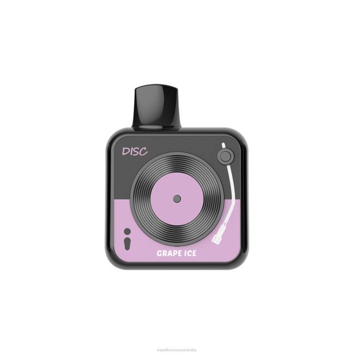 Vape Flavours Australia - LAVIE DISC 10000 Puffs Grape Ice J6DP162