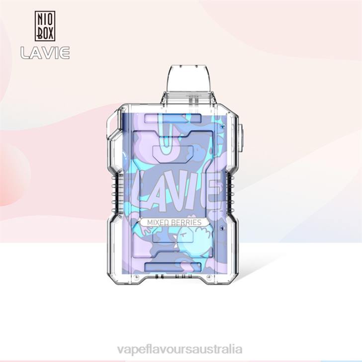 Vape Flavours Australia - LAVIE NIO BOX 9000 Puffs Mixed Berries J6DP197