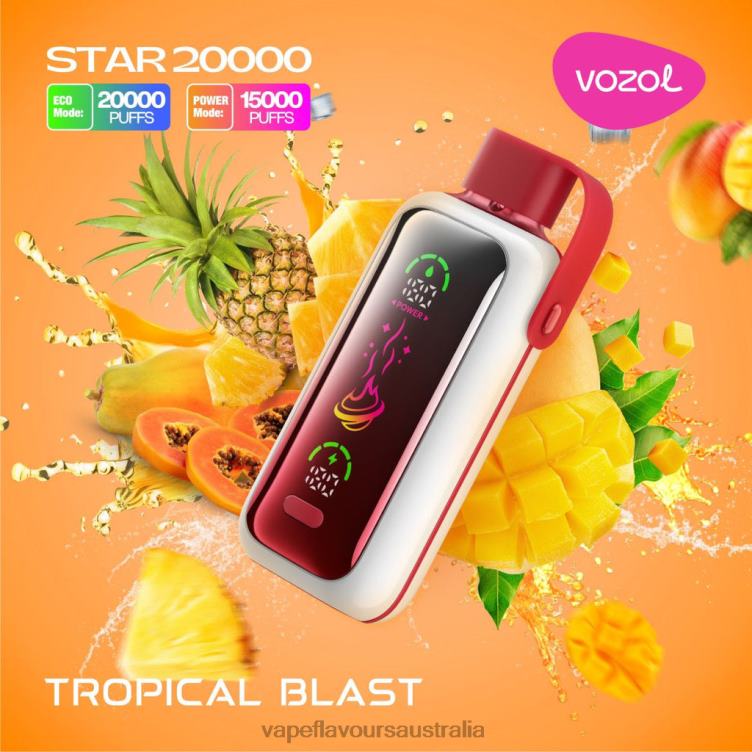 Vape Flavours Australia - VOZOL STAR 20000 TROPICAL BLAST PRZ8R2