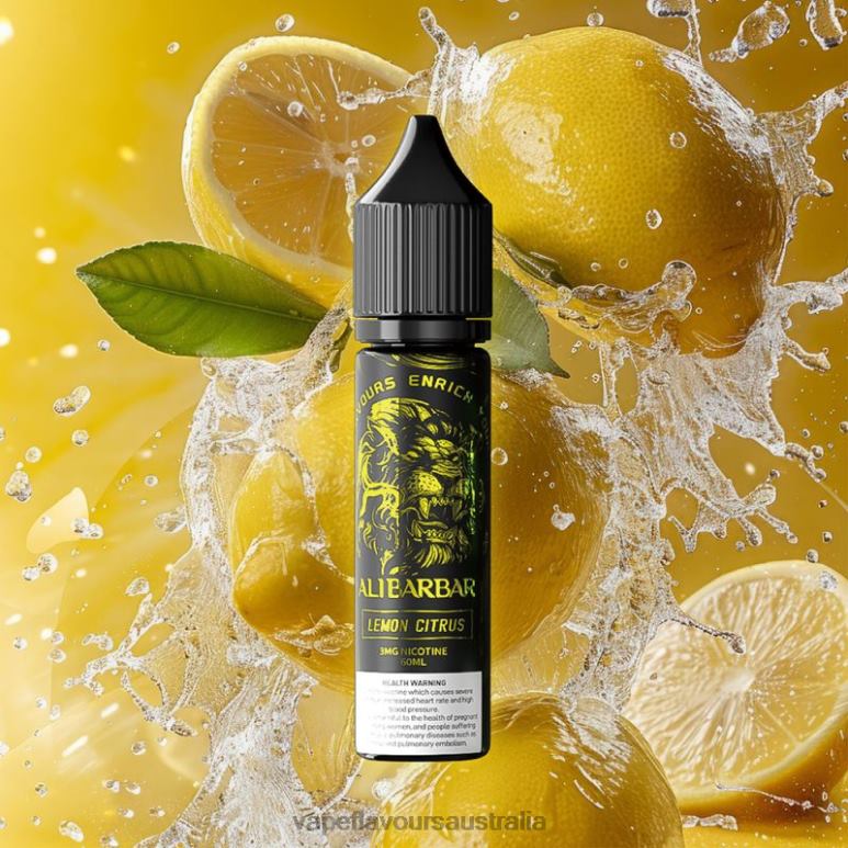 Vape Liquid - Alibarbar Hookah Onyx Dock Lemon citrus X0FRN108
