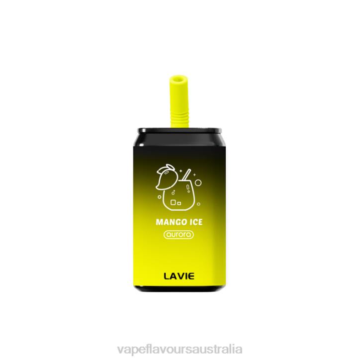 Vape Nicotine Australia - LAVIE Aurora 11000 Puffs Mango Ice J6DP143