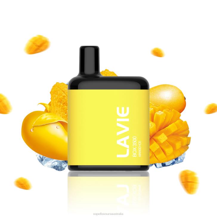 Vape Nicotine Australia - LAVIE BOX 3500 Puffs Mango Ice J6DP208