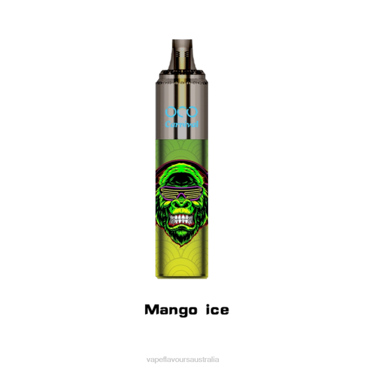 Vape Nicotine Australia - LAVIE OCO Carnival 10000 Puffs Mango Ice J6DP353