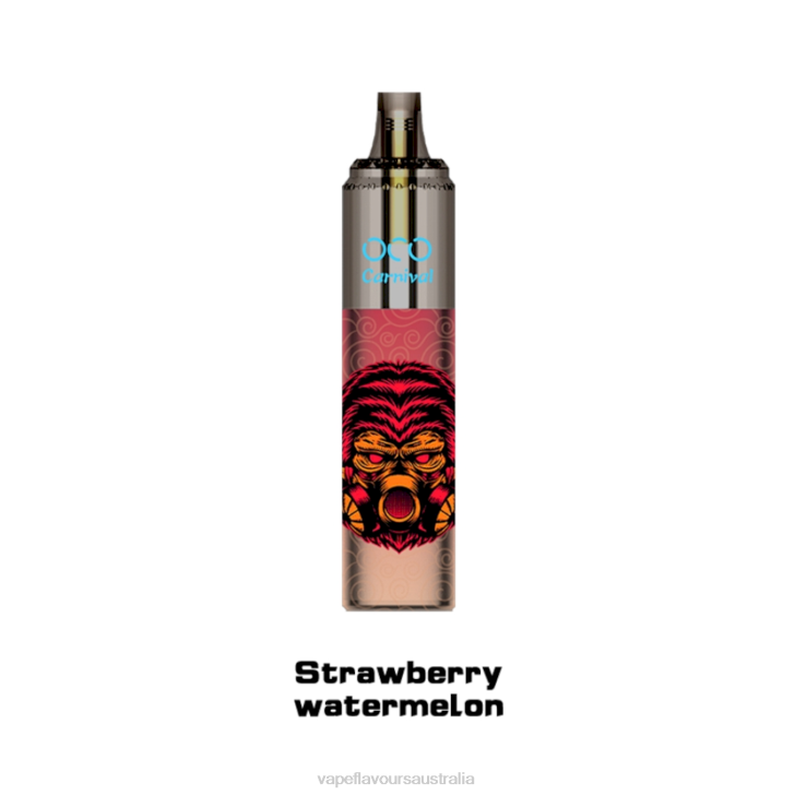 Vape Nicotine Australia - LAVIE OCO Carnival 10000 Puffs Strawberry Watermelon J6DP358