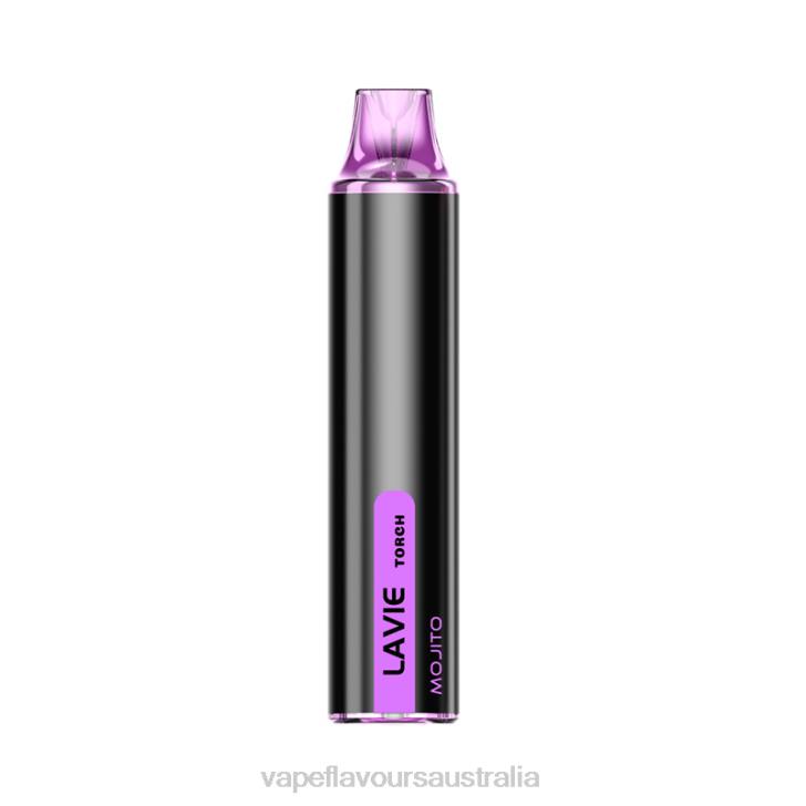 Vape Nicotine Australia - LAVIE Torch 6000 Puffs Mojito J6DP133