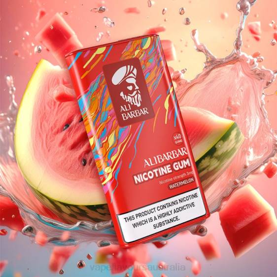 Vape Liquid - Alibarbar Nicotine Gum Watermelon F8RD85