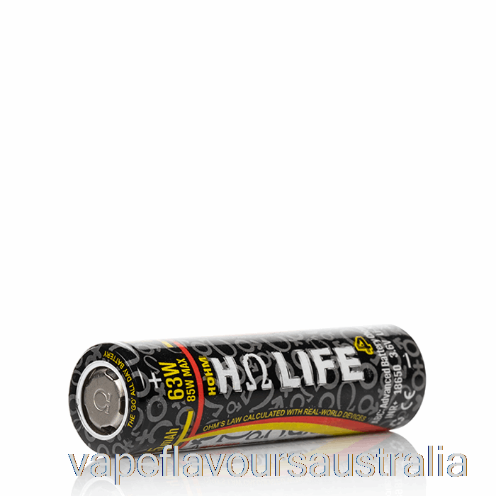 Vape Flavours Australia Hohm Tech LIFE 4 18650 3015mAh 22.1A Battery Single Battery