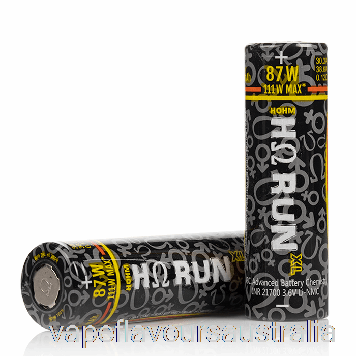 Vape Australia Hohm Tech RUN XL 21700 4007mAh 30.3A Battery Two Batteries Pack