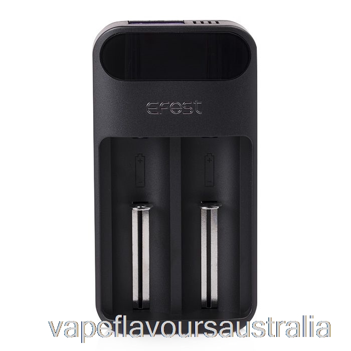Vape Australia Efest LUSH Q2 2-Bay Intelligent LED Battery Charger