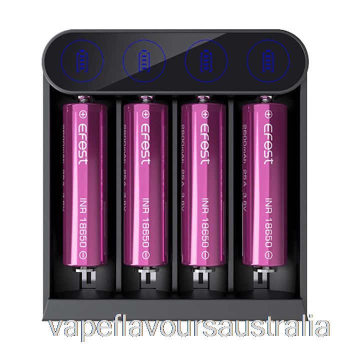 Vape Australia Efest SLIM K4 USB-C Battery Charger
